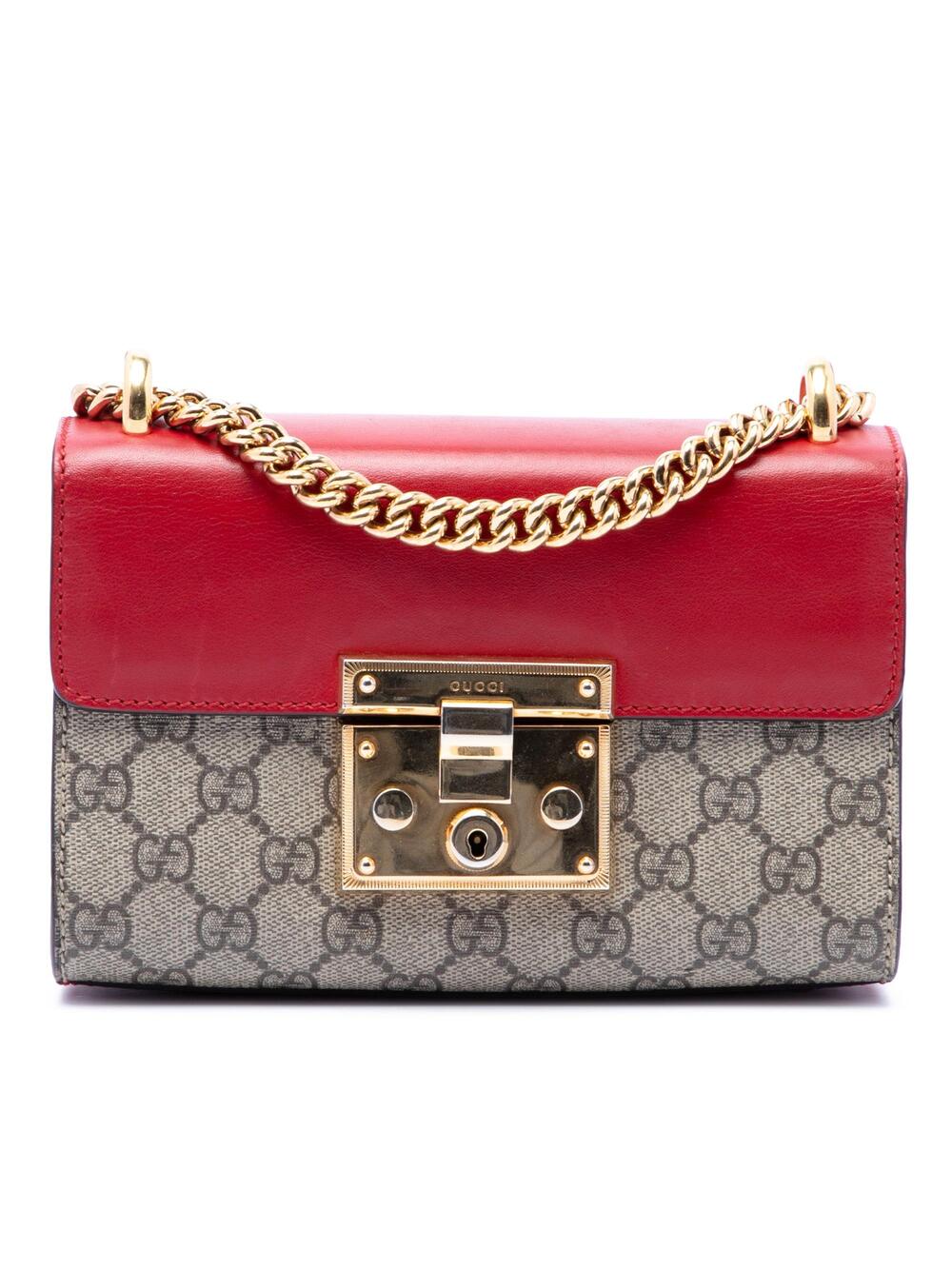 Gucci Padlock Shoulder Bag Gg Coated #365935G79B